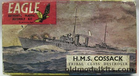 Eagle 1/1200 HMS Cossack Tribal Class Destroyer plastic model kit